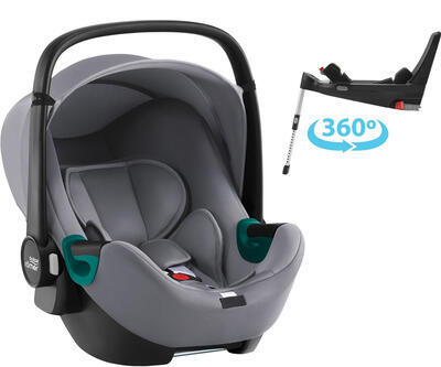Autosedačka BRITAX Baby-Safe 3 i-Size Flex Base 5Z Bundle 2023, frost grey - 1