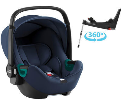 Autosedačka BRITAX Baby-Safe 3 i-Size Flex Base 5Z Bundle 2023, indigo blue - 1