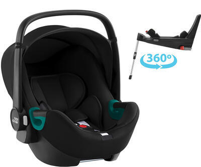 Autosedačka BRITAX Baby-Safe 3 i-Size Flex Base 5Z Bundle 2023, space black - 1