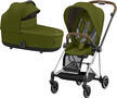 Kočárek CYBEX Mios Chrome Brown Seat Pack 2022 včetně korby, khaki green - 1/7