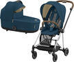 Kočárek CYBEX Mios Chrome Brown Seat Pack 2022 včetně korby, mountain blue - 1/7