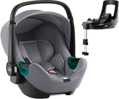 Autosedačka BRITAX RÖMER Baby-Safe 3 i-Size Bundle Flex iSense 2022, frost grey - 1