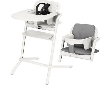 Židlička CYBEX Lemo 2021 včetně doplňků, porcelaine white/storm grey - 1