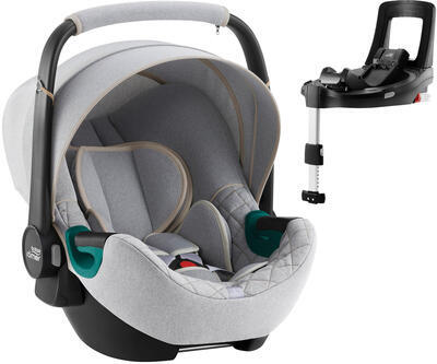 Autosedačka BRITAX RÖMER Baby-Safe 3 i-Size Bundle Flex iSense 2022, nordic grey - 1