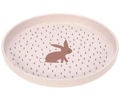 Dětský talíř LÄSSIG Plate PP/Cellulose 2024, little forest rabbit - 1