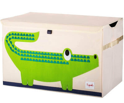 Truhla na hračky 3 SPROUTS 2023, crocodile green - 1