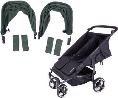 Kočárek BABY MONSTERS Easy Twin Black Colour Pack 2020, tmavě zelený - 1