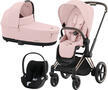 Kočárek CYBEX Set e-Priam Rosegold Seat Pack 2024 včetně Cloud T i-Size PLUS, peach pink - 1/7