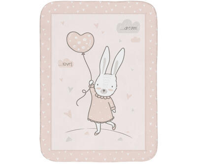 Dětská deka KIKKABOO Super Soft 80x110 cm 2024, rabbits in love