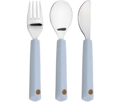 Dětský příbor LÄSSIG Cutlery with Silicone Handle 3pcs Happy Rascals 2024 - 1