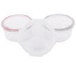 Skleněné misky s víčky BO JUNGLE B-Glass Bowls 280ml 2021, white/grey/pink - 1/7