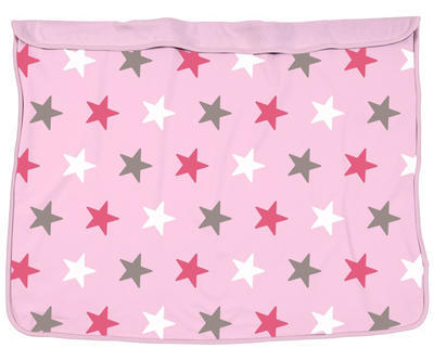 Deka DOOKY Blanket, baby pink/pink stars - 1