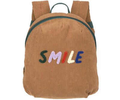 Dětský batoh LÄSSIG Tiny Backpack Cord Little Gang Smile 2024, caramel - 1