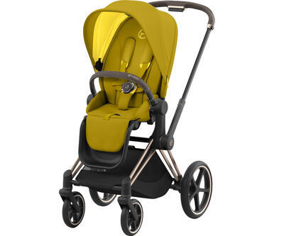 Kočárek CYBEX Priam Rosegold Seat Pack 2022, mustard yellow - 1