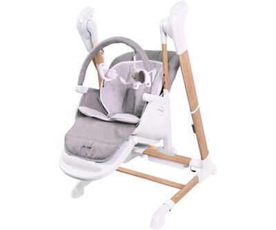 Jídelní židlička BO JUNGLE B-Swinging High Chair Pure White 2v1 2023 - 1