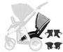 Tandem BABYSTYLE Oyster Max Colour pack 2015, silver mist - 1/7