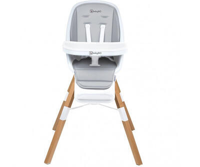 Jídelní židlička BABYGO Carou 360° 2022, white - 1