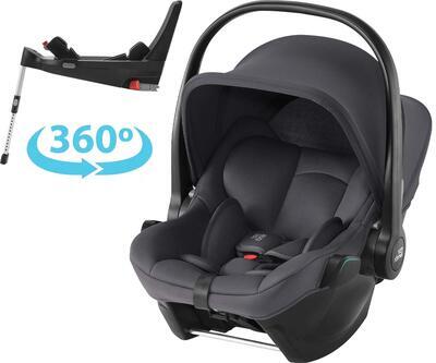 Autosedačka BRITAX RÖMER Set Baby-Safe Core + Flex Base 5Z 2023, midnight grey - 1