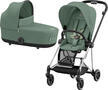 Kočárek CYBEX Mios Chrome Black Seat Pack 2024 včetně korby, leaf green - 1/7