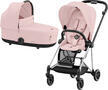 Kočárek CYBEX Mios Chrome Black Seat Pack 2024 včetně korby, peach pink - 1/7