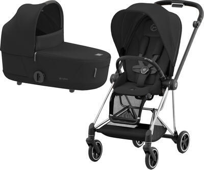 Kočárek CYBEX Mios Chrome Black Seat Pack 2024 včetně korby, sepia black - 1