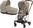 Kočárek CYBEX Mios Rosegold Seat Pack 2024 včetně korby, cozy beige - 1/7