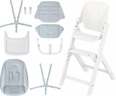 Jídelní židlička MAXI-COSI Nesta White 2023 včetně novorozenecké sady a sady doplňků 6m+ - 1