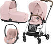 Kočárek CYBEX Set Mios Chrome Brown Seat Pack 2024 včetně Cloud T i-Size PLUS, peach pink - 1/7