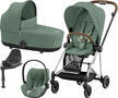 Kočárek CYBEX Set Mios Chrome Brown Seat Pack 2024 včetně Cloud T i-Size PLUS a báze T, leaf green - 1/7