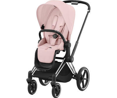 Kočárek CYBEX Priam Chrome Black Seat Pack 2024, peach pink - 1