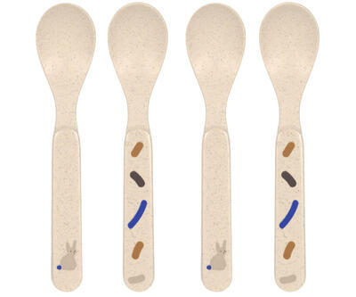 Dětské lžičky LÄSSIG Spoon Set PP/Cellulose Little Mateys 2024, royal blue - 1