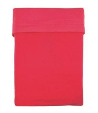 Deka EMITEX 70x100 cm bavlna microfleece bez výšivky, červená - červená