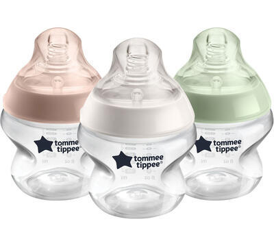 Set kojeneckých lahví TOMMEE TIPPEE ANTI-COLIC 0+ Různé barvy 150ml/3 ks 2023