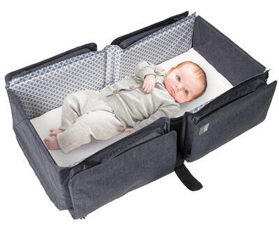Přenosná a přebalovací taška DOOMOO Baby Travel 2023, grey