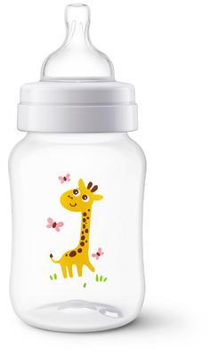 Láhev AVENT Anti-colic 260 ml (1 ks), žirafa - 1