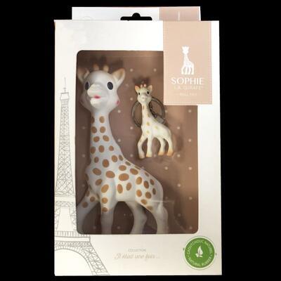VULLI Sada žirafa Sophie s klíčenkou 2021 - 1