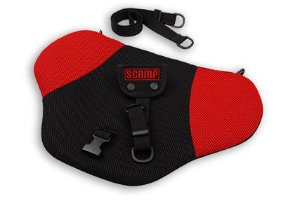 Bezpečnostní pás do auta pro těhotné SCAMP Comfort Isofix 2020, červený - 1