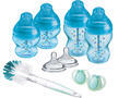 Set kojeneckých lahví s kartáčem TOMMEE TIPPEE Advanced ANTI-COLIC Smíšené velikosti 9 ks 2023, modrá - 1/3