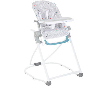 Jídelní židlička BADABULLE Compact Chair 2021, grey - 1