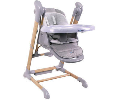 Jídelní židlička BO JUNGLE B-Swinging Chair Wood 2023, grey - 1