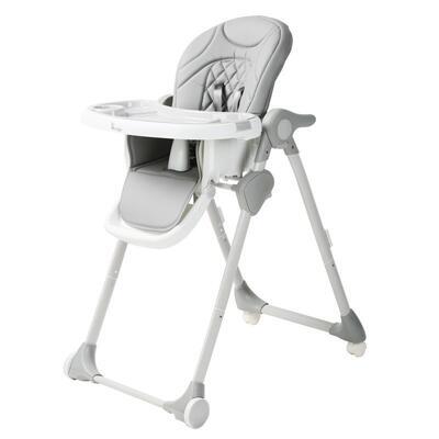 Jídelní židlička BO JUNGLE B-Dinner Chair Wheely 2023, grey - 1