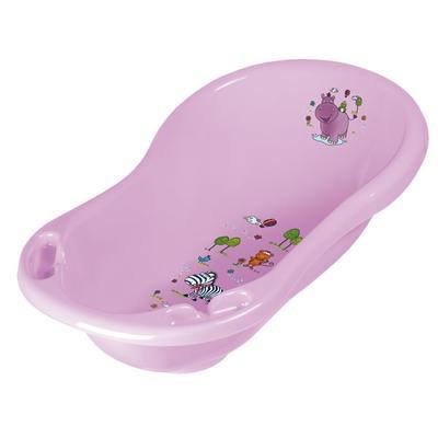 PRIMA BABY Dětská vanička Hippo 84 cm, světle fialová
