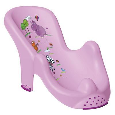 PRIMA BABY Lehátko do vany Hippo, světle fialová