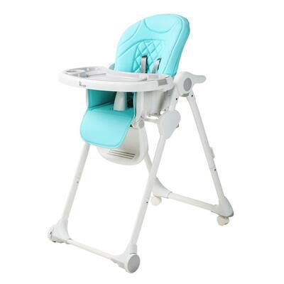 Jídelní židlička BO JUNGLE B-Dinner Chair Wheely 2023, blue - 1