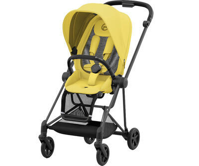 Kočárek CYBEX Mios Matt Black Seat Pack 2022 včetně korby, mustard yellow - 2