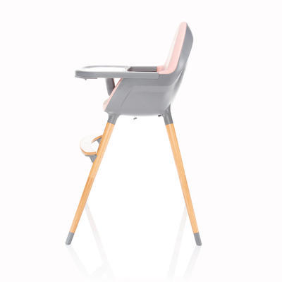 Jídelní židlička ZOPA Dolce 2021, blush pink/grey - 2