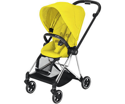 Kočárek CYBEX Mios Chrome Black Seat Pack 2021 včetně korby, mustard yellow - 2