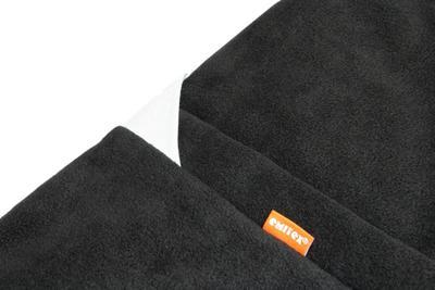 Fusak EMITEX Fanda 2v1 fleece s bavlnou 2022, černý - lišky šedé - 2