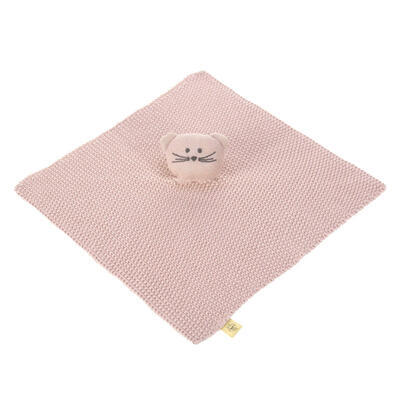 Muchláček LÄSSIG Knitted Baby Comforter Little Chums 2023, mouse - 2