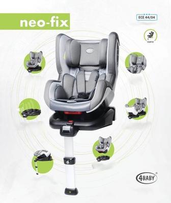 Autosedačka 4BABY Neo-fix 2016, green - 2